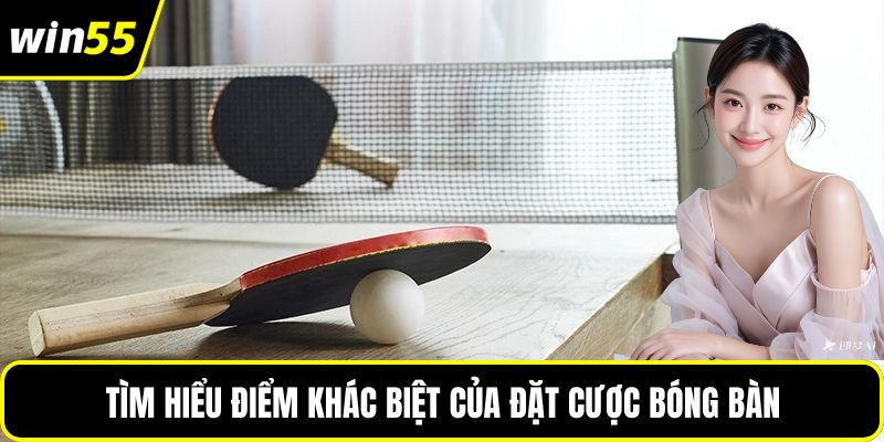 Tìm hiểu điểm khác biệt của đặt cược bóng bàn